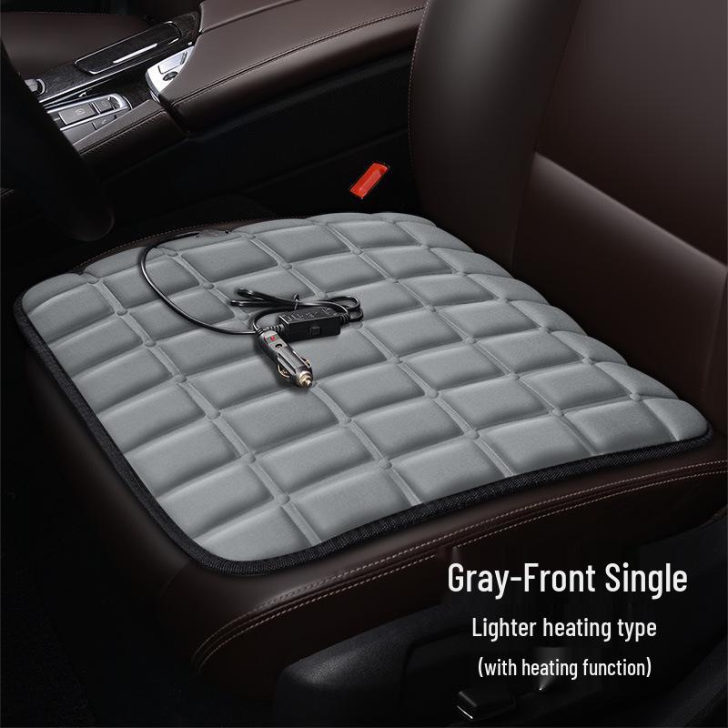 Four-Season Heated Car Seat Cushion Set: Interior Accessories for Comfort