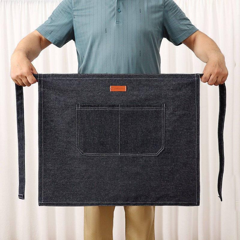 Barista Half Apron - New 2026 Style, Seasonal Custom Logo for Kitchen and Catering Work