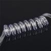Clear Coiled Acoustic Tube Earbud for Motorola Kenwood Earpiece Headset Mic