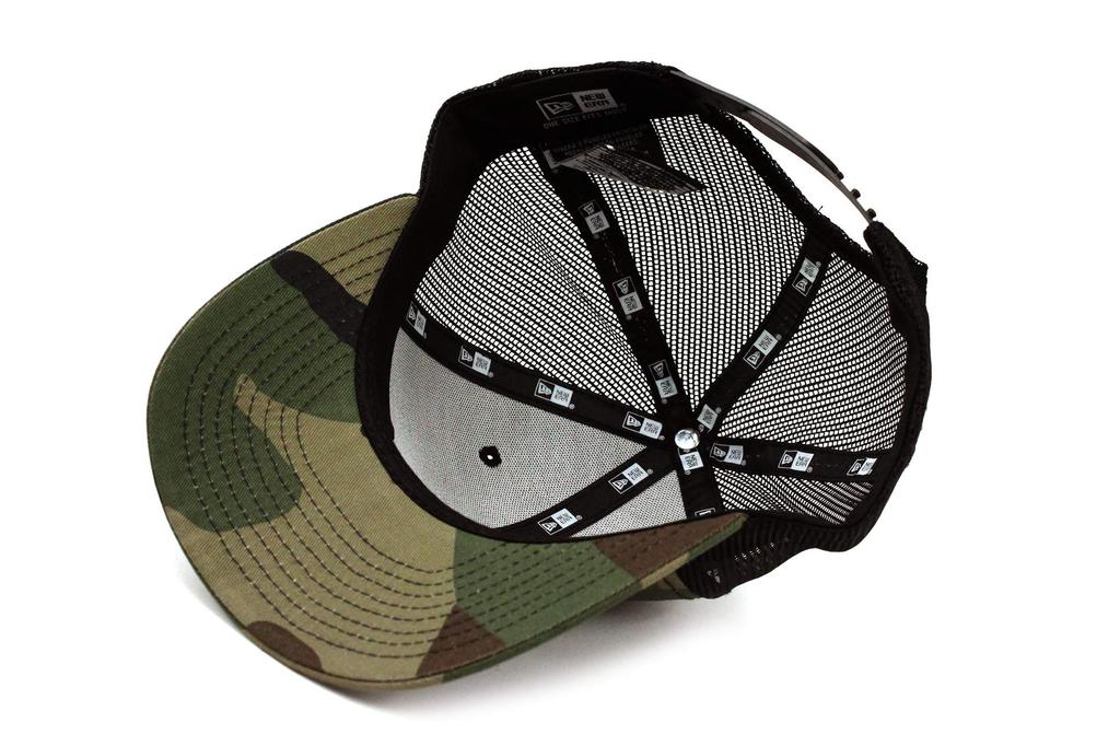 New Era Trucker Cap Low Profile Snapback CAMO/BLACK