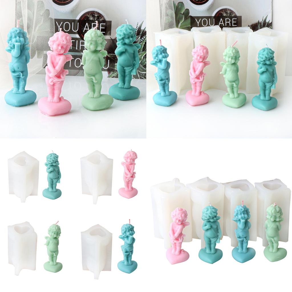 Candle Mould Silicone Mould Candle Making Decorating Candle Cute Epoxy Mould Castings Mould Baking DIY Silicone Mould