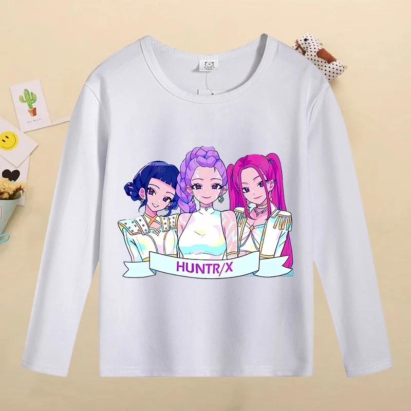 Kids Casual Comfortable Long Sleeve T-Shirt Cute Cartoon Print Fashion Top T-Shirt Girls Kids