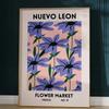 1pc Flower Market Art Prints Barcelona Japan Spain Mexico Worldwide Aesthetic Plant Poster Printing Home Office Bedroom Decor