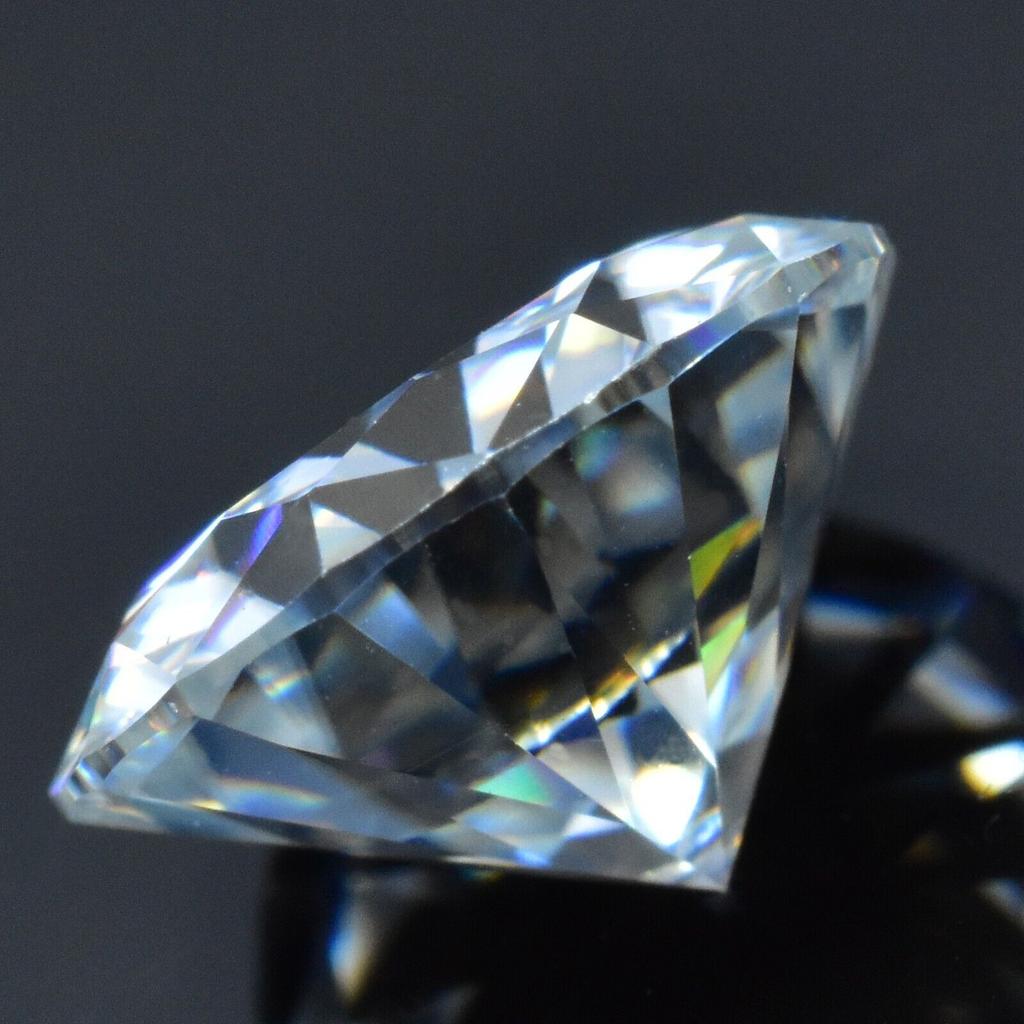 Synthetic Moissanite Loose Gemstone 3 mm Vvsi D Color Round Cut for Jewelry Making and Crafts