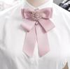 Elegant Palace Style Satin Bow Tie With Sparkling Galaxy Design For Formal Events
