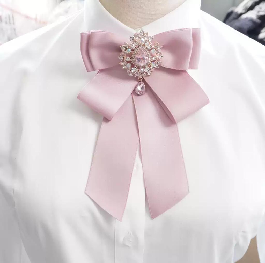 Elegant Palace Style Satin Bow Tie With Sparkling Galaxy Design For Formal Events
