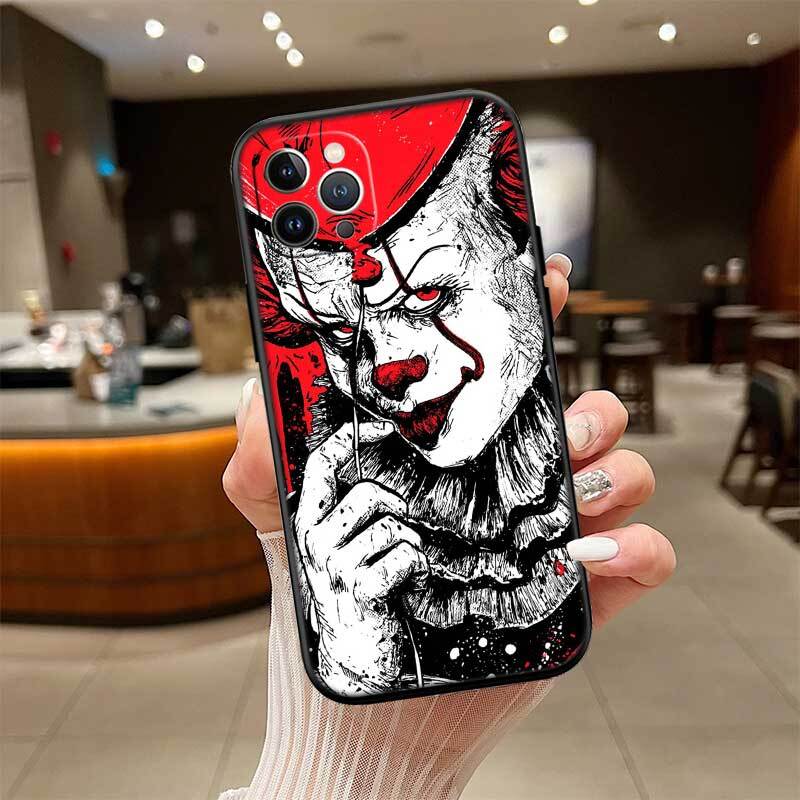 Horror C-Clown Case for Samsung M55 M35 M15 A02 A05S A05 A06 A15 A12 A13 A10 A16 A20 A22 A24 A25 A30 A31 A32 A33 A35 A42 A50