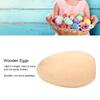 10 Stuks Houten Eieren Levendig Lichtgewicht Draagbaar Niet Snel Breekbaar Voedselspeelgoed Nep Eieren voor Familiedecoratie