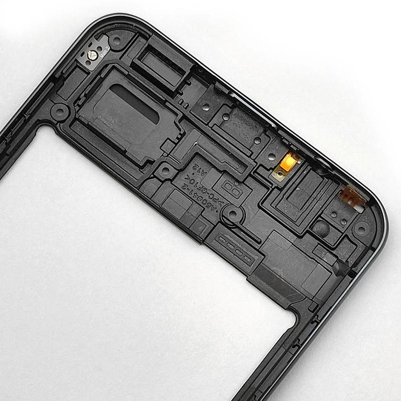 Middle Frame For Samsung Galaxy A50 2019 A505 SM-A505F Housing Middle Frame Battery Cover Back Panel Rear With SIM Card Tra