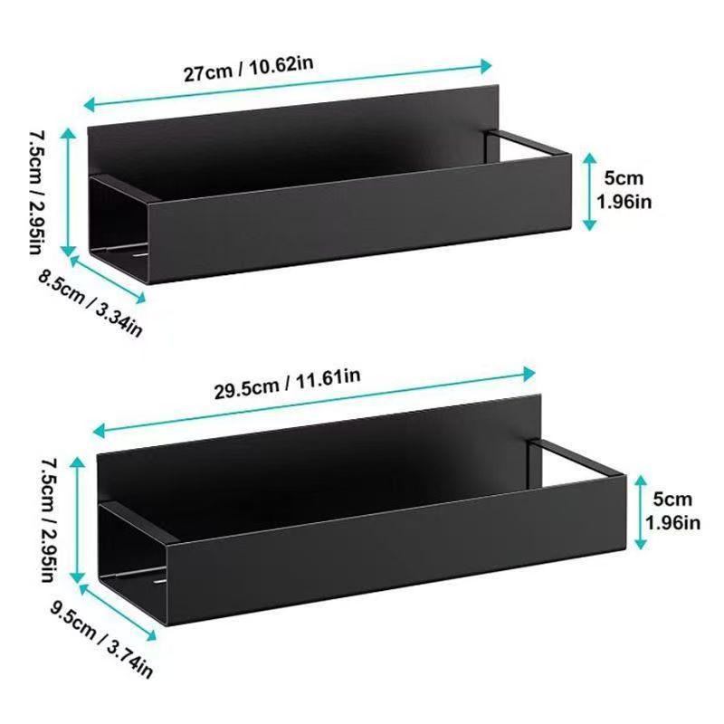Magnetic Wall-Mounted Kitchen Storage & Spice Rack Holder