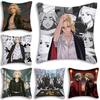 Anime T-Tokyo R-Revengers Pillow Covers Cartoon Sofa Decorative Home Double-sided Printing Short Plush Cute Cushion Cover
