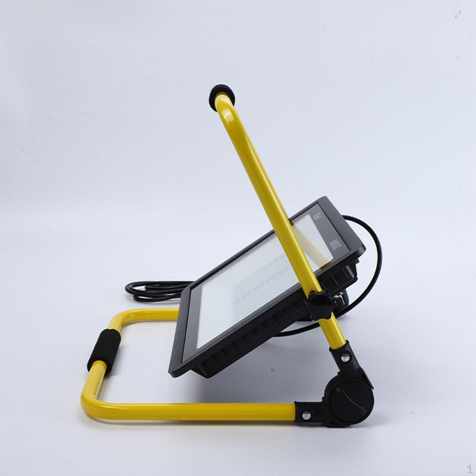 

Светодиодный светильник безопасности, водонепроницаемые портативные прожекторы для гаража, сада, стадиона, желтый, 100 Вт White 100W