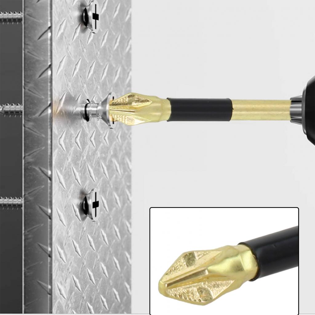 NonSlip Magnetic PH2 Screwdriver Bit for Electric Drills and Hand Tools