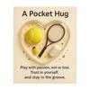 Portable Sports Theme Acrylic Pocket Hug Card Handmade Gift Perfect for Parties and Daily Surprises
