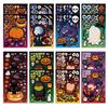 8/16/24/32 Pcs Pumpkins Stickers Halloween Stickers Halloween Window Sticker Self-Adhesive Stickers for Door Window