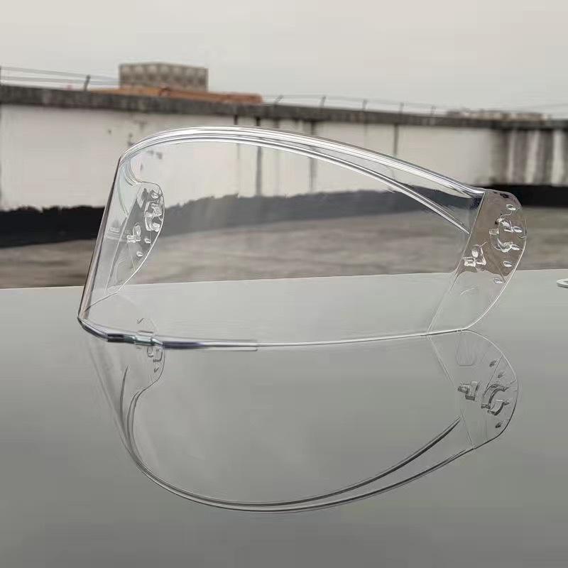 966 Helmet Lens, Transparent, Brown, Silver-plated, Colored, Magic Mirror