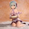 13CM Anime Zero kara Hajimeru Isekai Seikatsu Rem Birthday Cake Happy Birthday Sitting Model Toy Gift Action Figure With Base