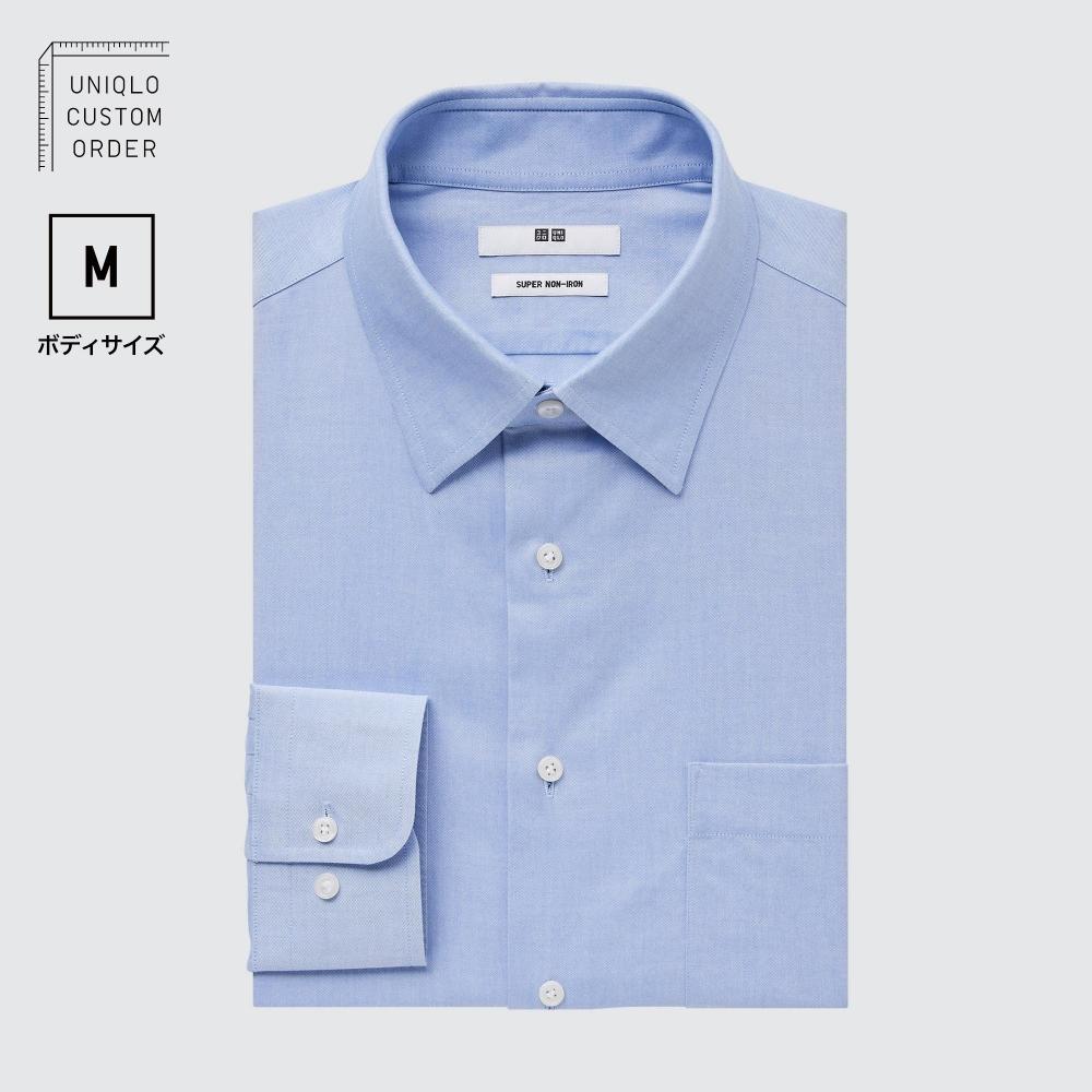 

UNIQLO JAPAN Супер негладкая рубашка с длинным рукавом