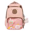 Schoolbag female new cute ugly cute cartoon pain layer backpack high value primary and secondary school students large capacity backpack male