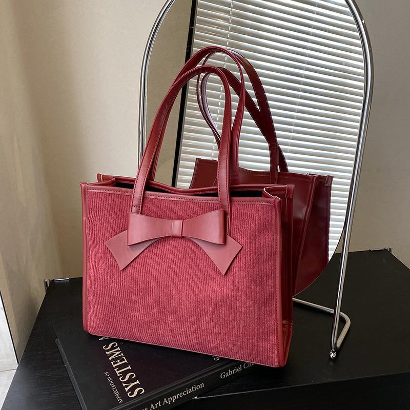 Bag Women's Bag Fashion Premium Bridal Bag Red Wedding Large Capacity Casual Shoulder Tote Bag