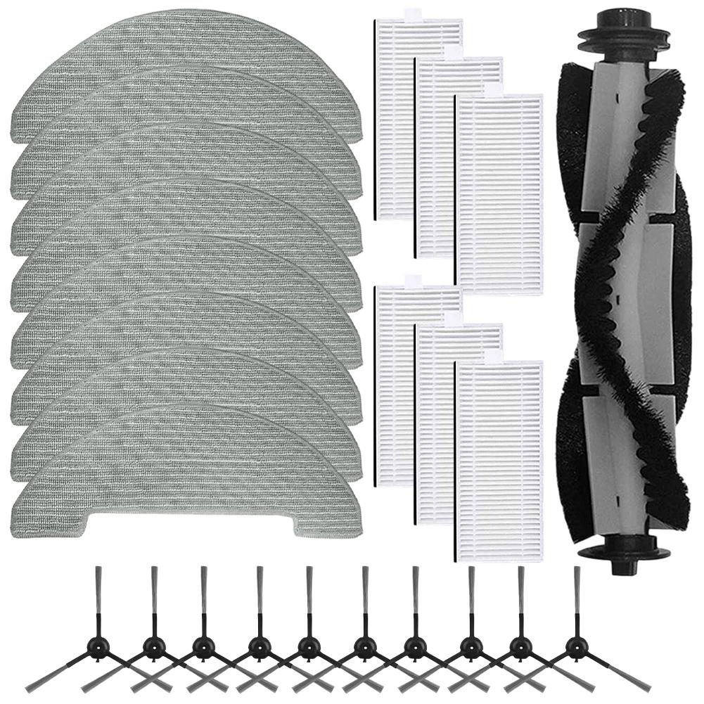 Main Brush Side Brushes Filters Mop Cloths Set For MONSGA MR1 For XIEBro HR1010 For ONSON HR1010 Robot Vacuum Cleaning Parts