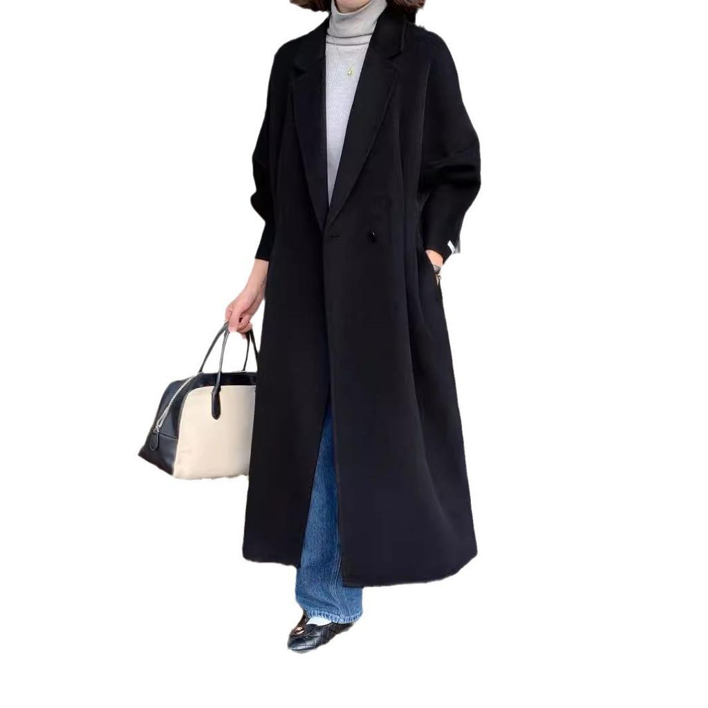 Celebrity Style High-end Sense Thin Wool Coat Women's Design Sense Lady Atmosphere Woolen Coat