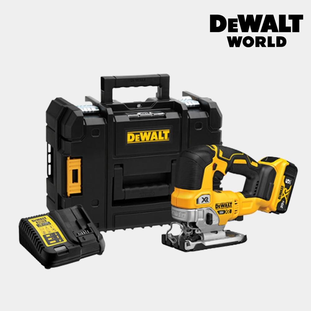 

Лобзик DeWalt 20V MAX с бесщеточной зарядкой DCS334P1, аккумулятор 5А, 1 комплект