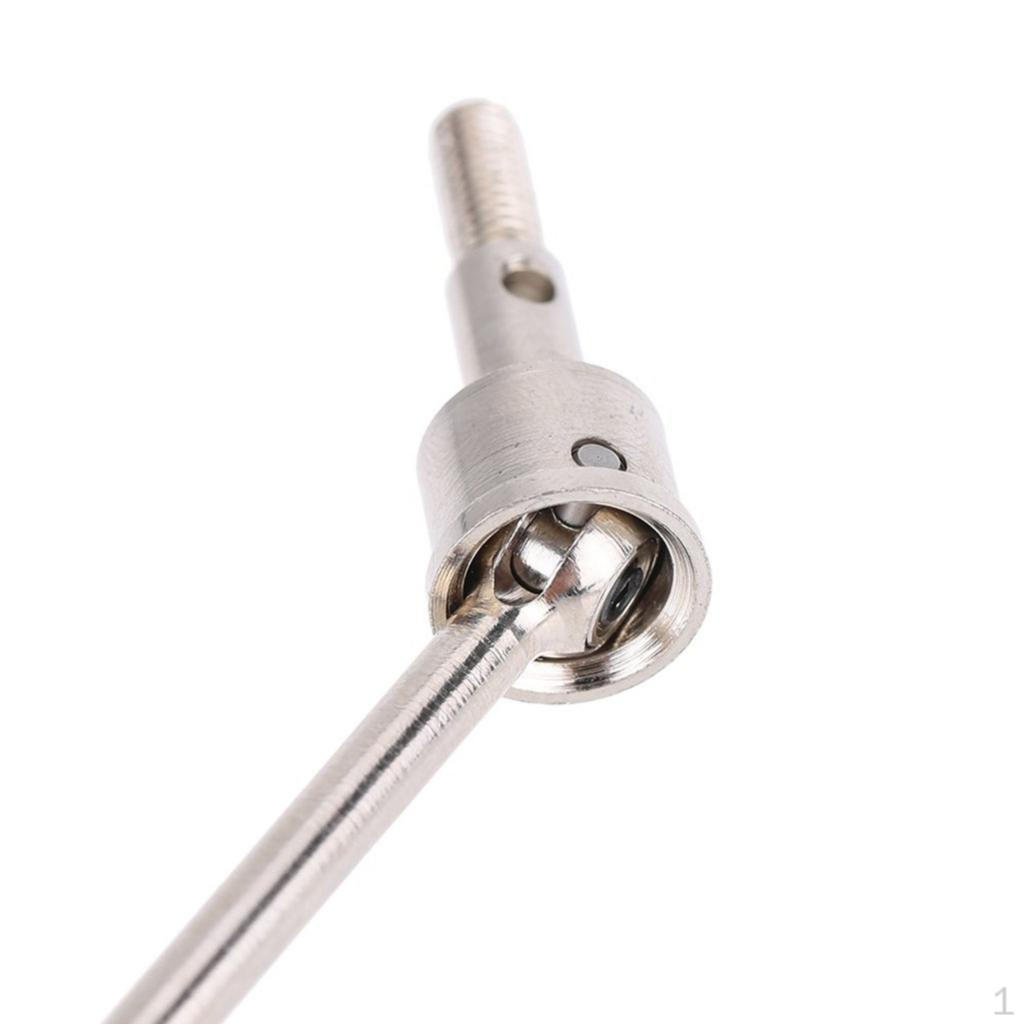 

2 Pieces 122015 Universal CVD Drive Joint Shaft For HSP 1:10 94122 RC Car Truck Buggy 81mm Silver