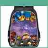 Mochila Escolar Roblox de Grande Capacidade Leve em Tecido Oxford Para Crianças Unissex