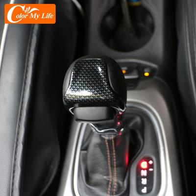 Car Gear Shift Knob Protective Trim Gear Head Knob Cover Sticker Fit for Jeep Compass 2016 2017 2018  Renegade