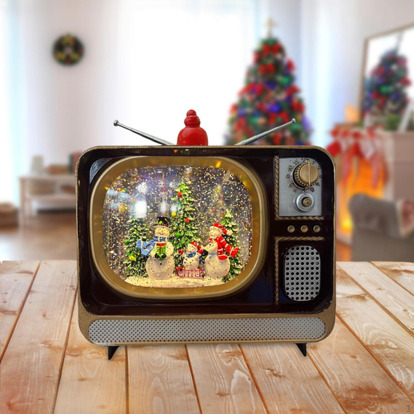 

Рождественский фонарь музыкальная шкатулка лампа снежный шар украшение с USB-подключением, светящийся snowman