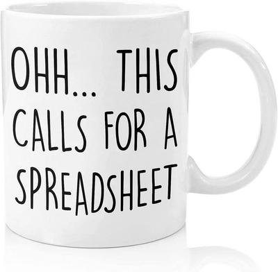 Oh This Call For A Spreadsheet America'S New Ceramic Coffee Mark Cup