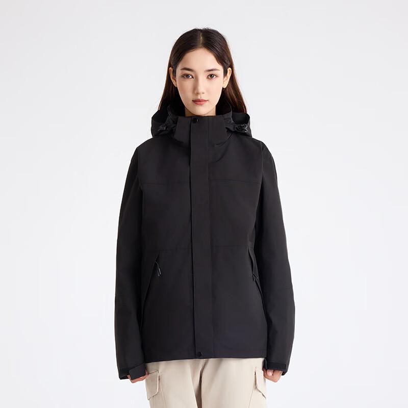 Unisex 3-in-1 Hooded Windbreaker Jacket