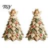 Christmas Craft Kits for Adults DIY Quilted Fabric Tree Kit, Vintage Patchwork Sewing Set Holiday Crafting Teachers Tabletop Decor, Handmade