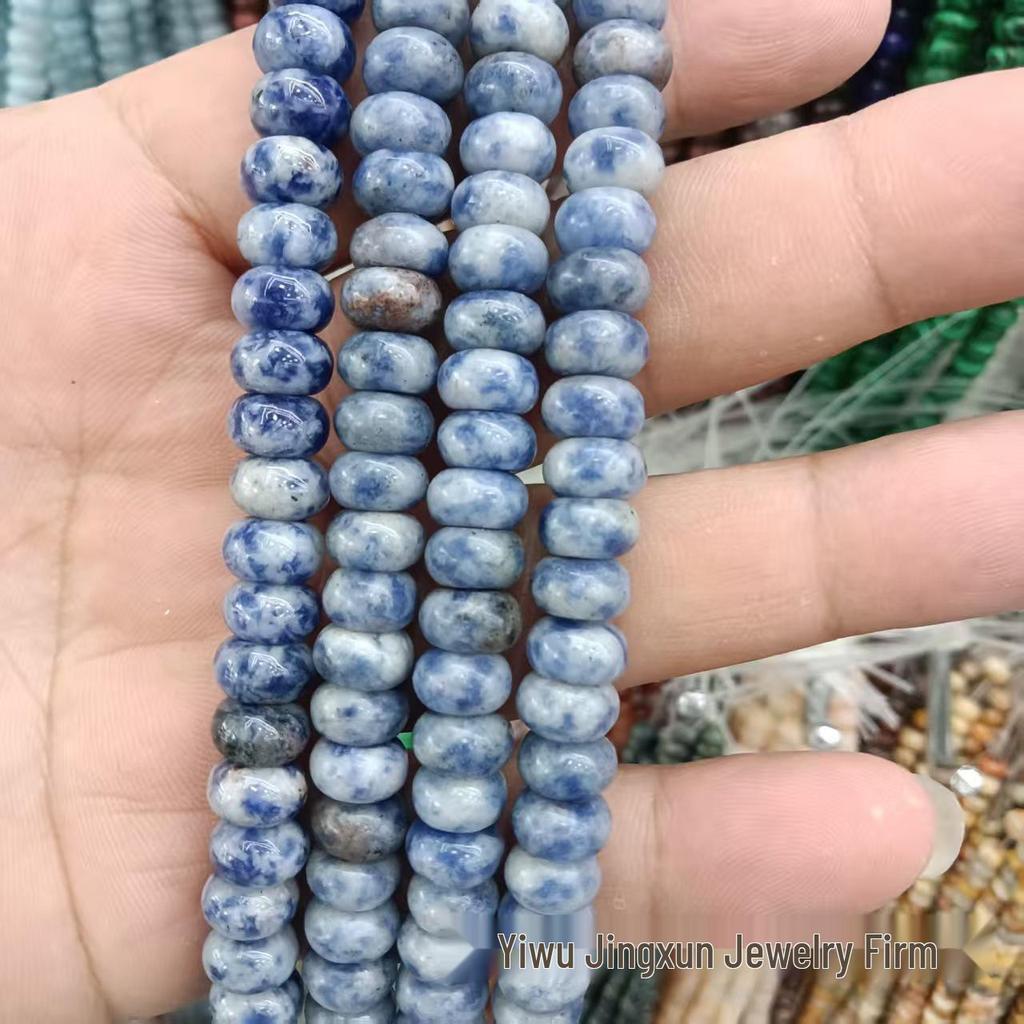 100 Natural Stone 5x8mm Abacus Beads for Jewelry Making – Bracelets & Necklaces