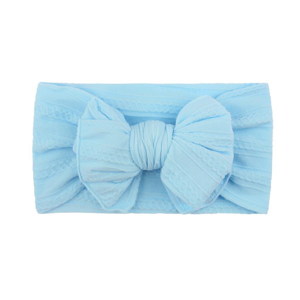 2022 Soft Nylon Jacquard Baby Headband - Elastic & Stylish Children's Hair Accessory