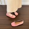 2026 New Spring Square Toe Women Ballet Flats Ladies Casual Shallow Slip On Shoes Eelgant Butterfly-knot Soft Sole Dress Shoes