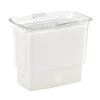 Clear View Vegetable and Herb Storage Container Maintains Crispness for Kitchen Organization and Picnics Essential