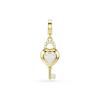 Swarovski Idyllia Charm Gold Tone Heart With Key Charm