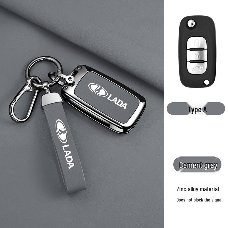 High-End Protective Key Case for Lada - Fashionable and Durable Cover with Buckle