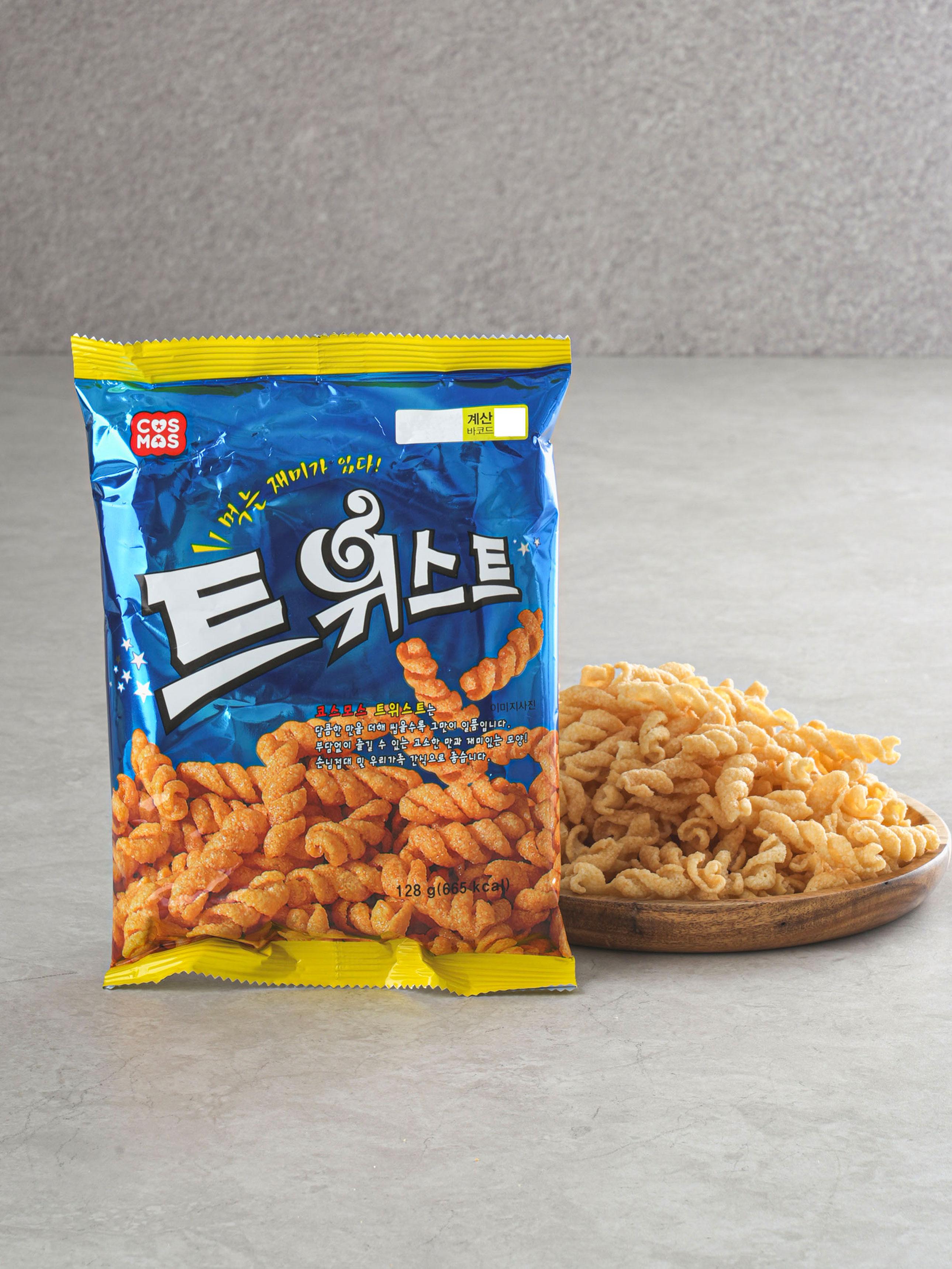 Cosmos Twist Crispy Snack 128g 1ea