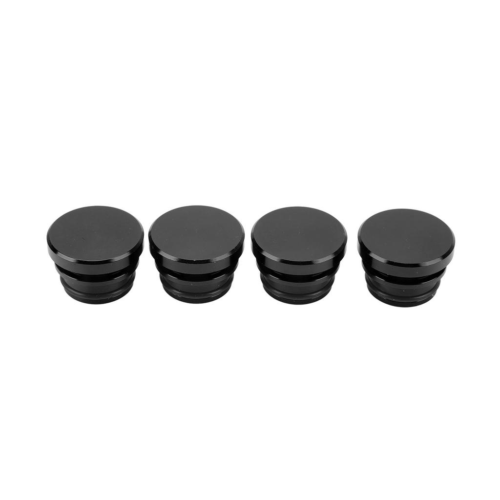 4 Pcs Cigarette Lighter Plug Socket Cap Aluminium Alloy Power Outlet Dust Cover for Vehicles with 12V Accessory Plug