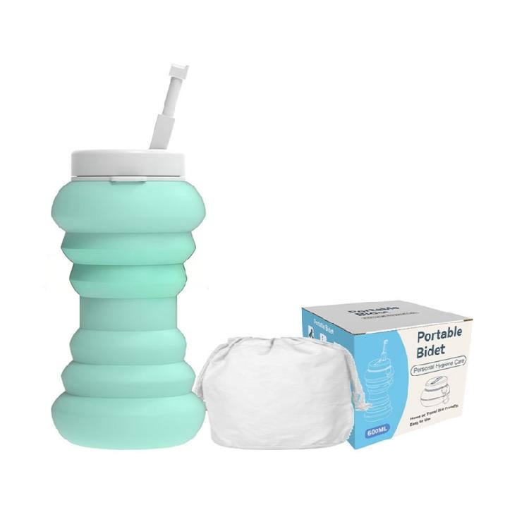 Silicone Bidet Sprayers For Feminine Wash 600ml Large Capacity Easy To Use And Clean Comes In 5 Color