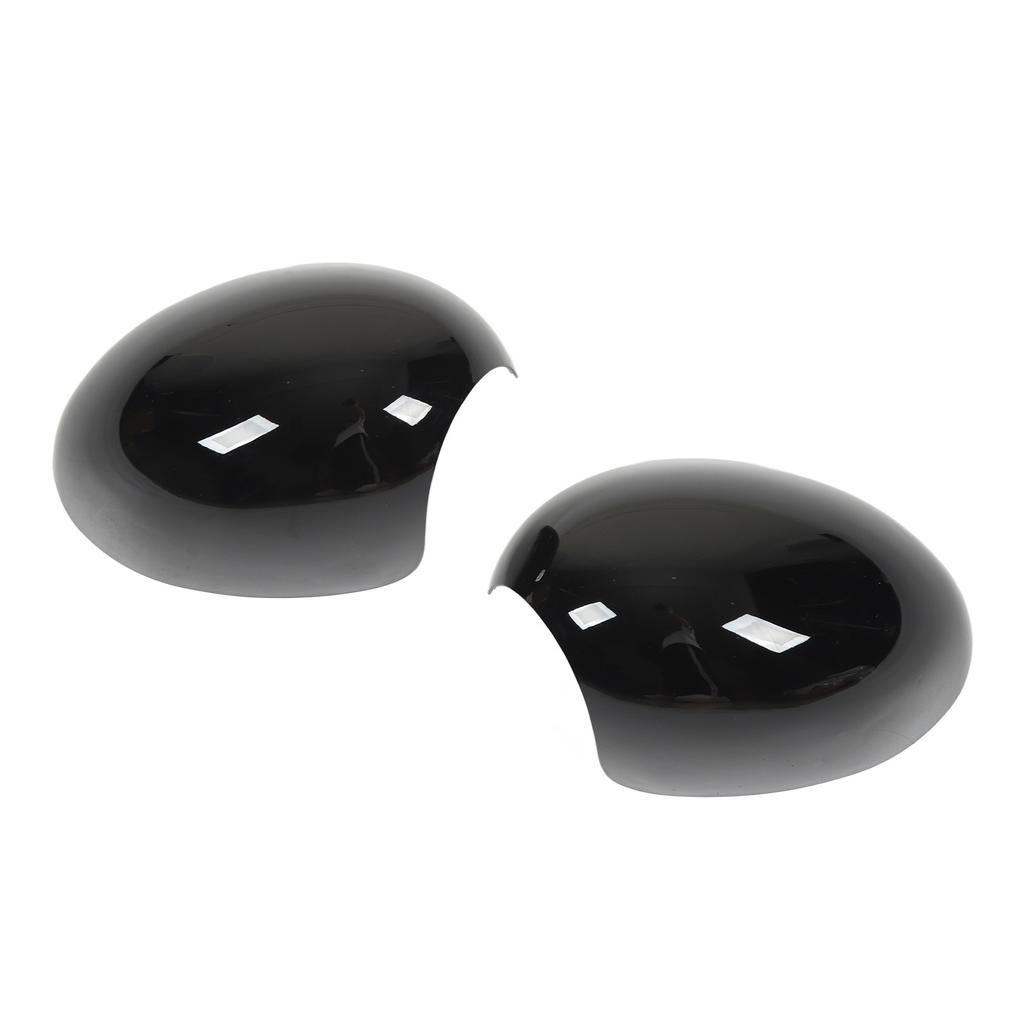 1pair Car Door Side Wing Mirror Cover 51162754913 Left Right Mirror Cover Replacement for Mini R55 R56