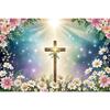 Christening Decoration Party Boy Holy First Communion Backdrop Girl Baptism Background Kid Banner Baby Shower Photography Props