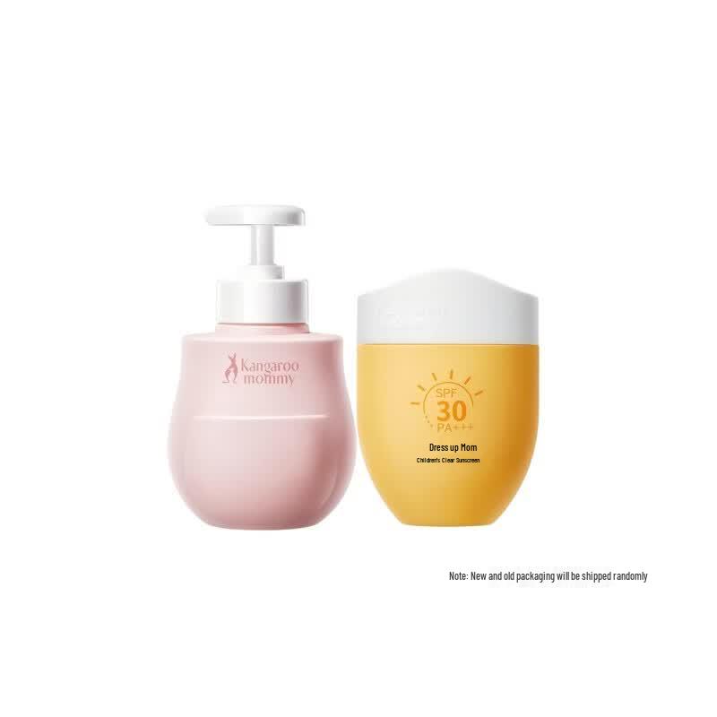 Kangaroo Mommy Kids Shampoo & Sunscreen Set