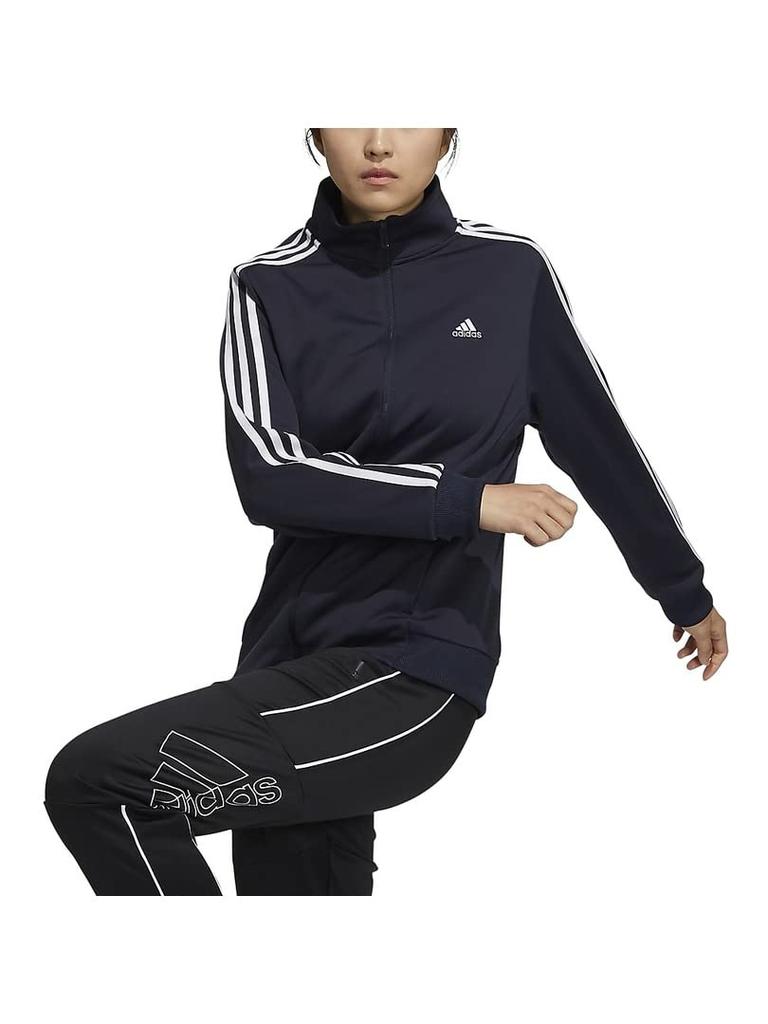 Adidas Legend Ink JIL43 Double Knit Track Top with Size M Women's (H29517) 3-Stripes,