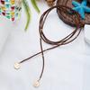 Vintage Black Velvet Bowknot Choker Necklace for Women Round Coins Weave Knotted Pendant Multilayer Necklace Y2K Jewelry Gift