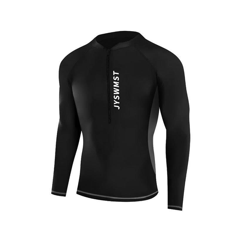 Couple's Snorkeling & Surfing Swimwear: Men's Long Sleeve Sun Protection Top & Women's Two-piece Diving Suit