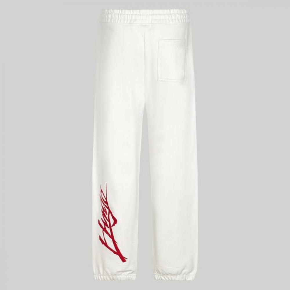Hugo Relaxed Fit Double Logo Terry Tracksuit Pants Natural